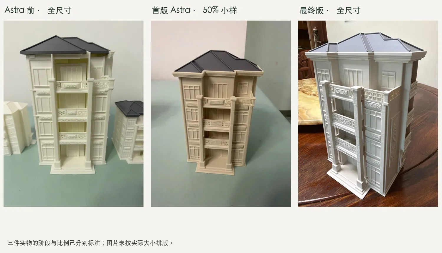 三个阶段的实物